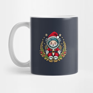 Christmas Santa embroidery style 07 Mug